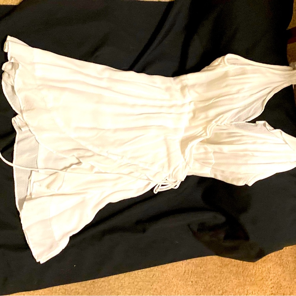 Honey Belle linen wrap dress size M